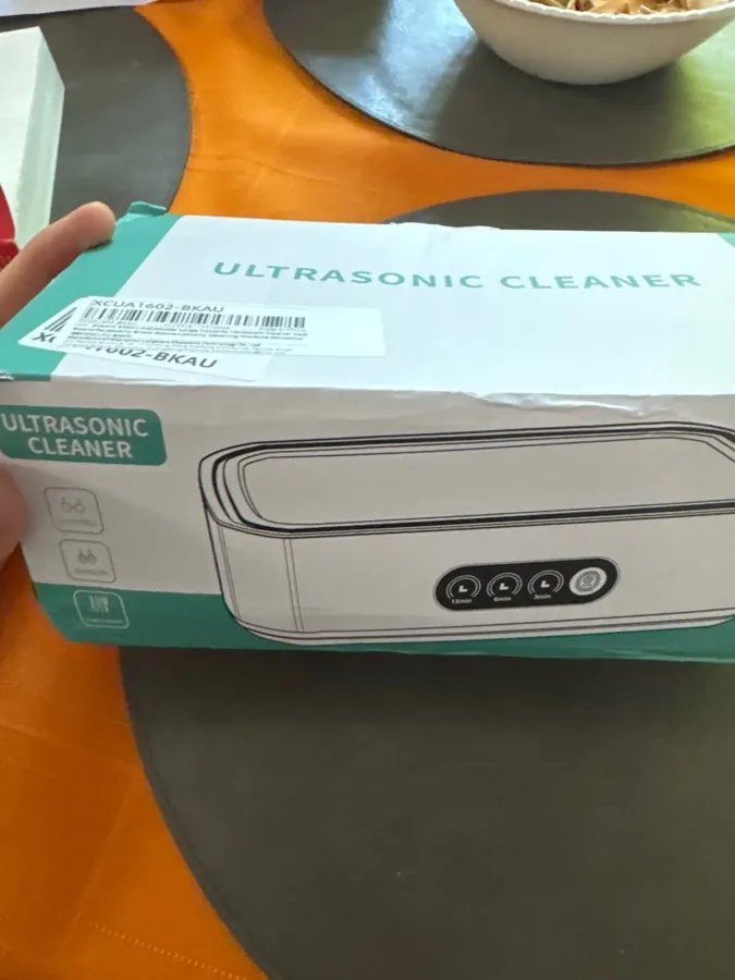 Photo publiée par un acheteur vérifié montrant le nettoyeur à ultrasons
